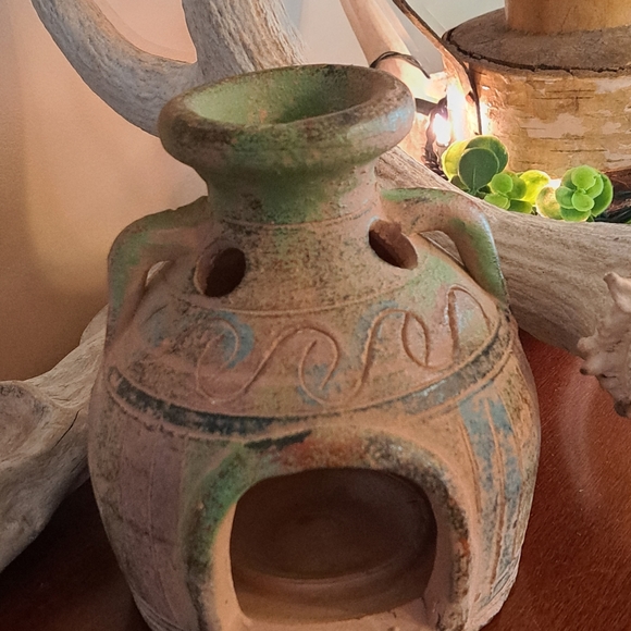 Vintage clay vase - Picture 3 of 4